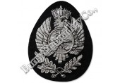 Bullion Wire Blazer Hands Embroidery Emblems